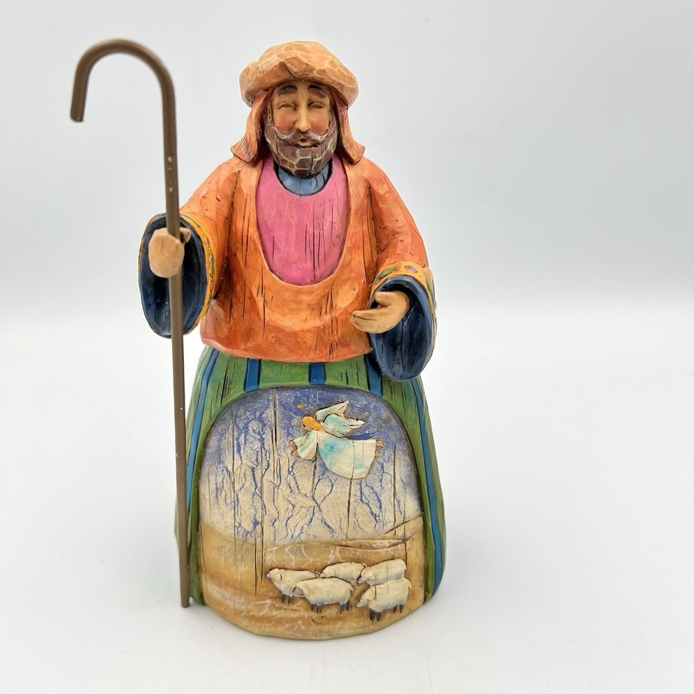 VTG 2003 Jim Shore Let Earth Receive Her King Nativity Shepherd Replacement